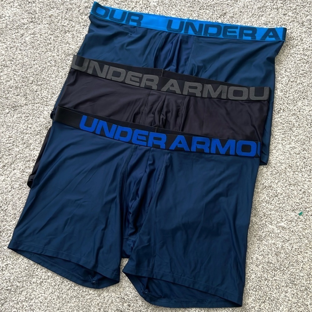 Under Armour Bundle The Tech Boxer Jock Men' Compression Shorts